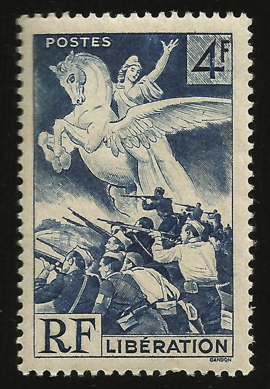 1945 WWII Liberation of Europe from Nazis French Resistance Fighting Nazis Mint 