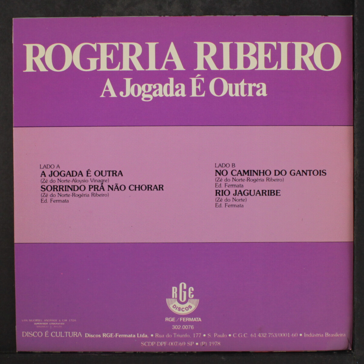 Rogeria Ribeiro A Jogada E Outra Sorrindo Pra Nao Chorar No Caminho Do Gan Ebay