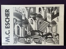 MC Escher Concave convex UNIQUE puzzle 1000 pc Selgiochi ART IN BOX ❤️sj10m5
