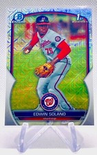 2023 Bowman Chrome Edwin Solano 1st Bowman Mega Box Mojo Refractor #BCP-169