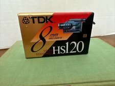 TDK 8mm Video Cassette Tape High Standard HS120 Media Film Sealed