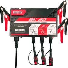 BS BATTERY 3807-0654 700554 Smart Bank Battery Charger and Maintainer with