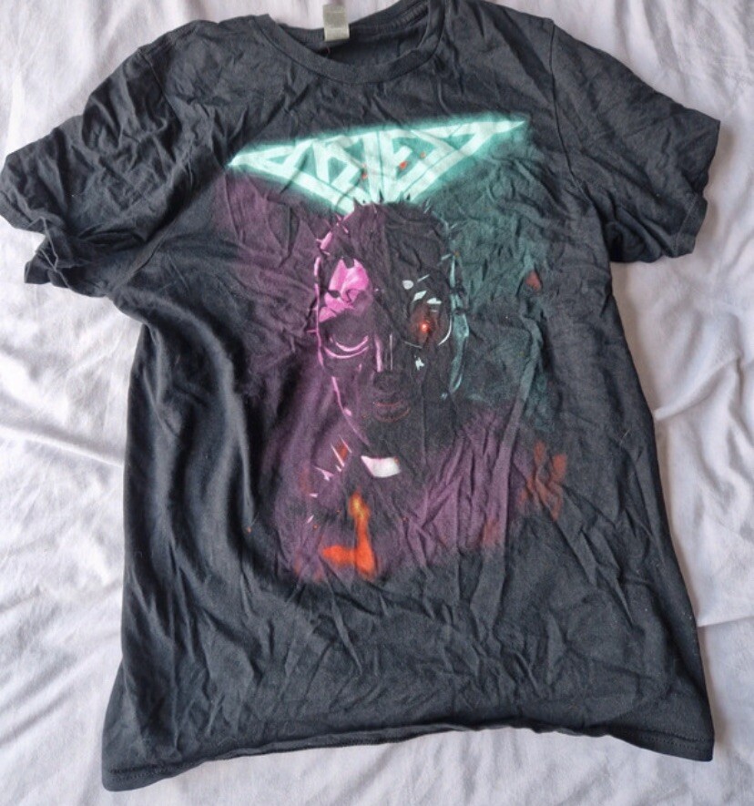Priest T Shirt Rare Synthwave Rock Metal Band Merch Tee Ghost Related