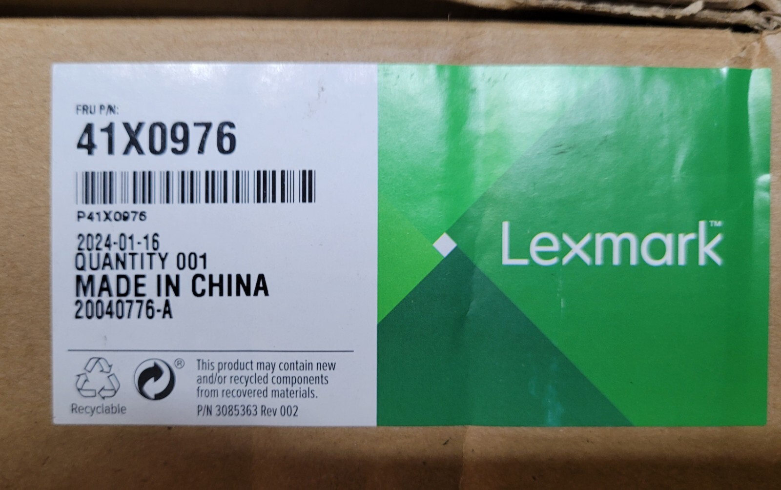 Lexmark 550-Sheet Tray Insert 41X0976 783555100714 | eBay 