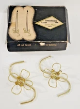 Vintage 60s Lustro-Magic Finish Candle Holders W.T. Rodgers Co in Original Box