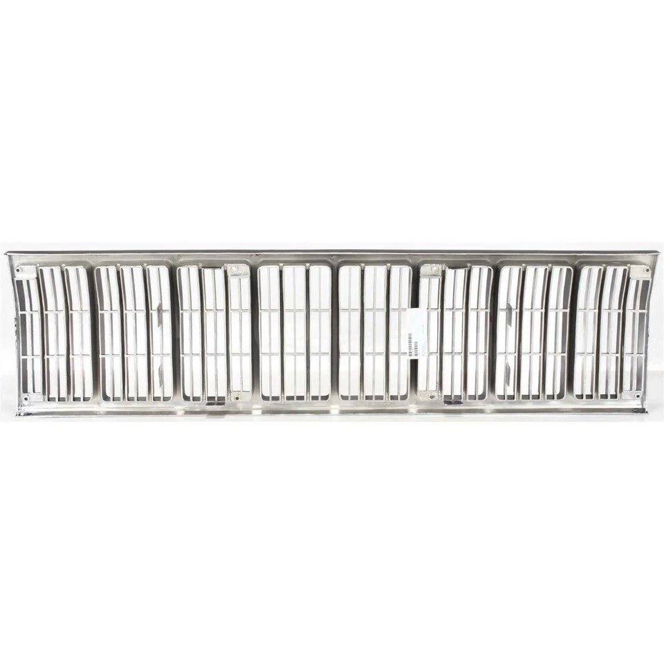 NEW FRONT GRILLE BLACK AND CHROME PLASTIC FOR 1986-1991 JEEP COMANCHE CH1200125 - Image 4 of 4