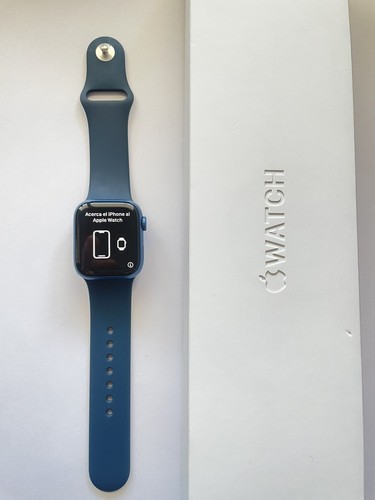 Apple Watch Series 7 GPS 41 mm Caja aluminio Blu Abisso Sport | eBay