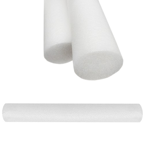 2x White Pool Noodle Swimming Aid Foam Noodles Swim Water Float Stick