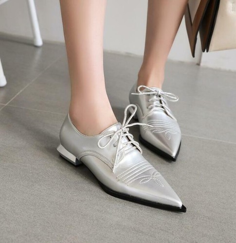 Lace Up Court Shoes Ladies Oxford | eBay