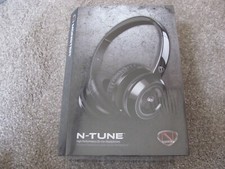 Brand New Monster N-Tune High Performance On-Ear Headphones Black 128450-00 