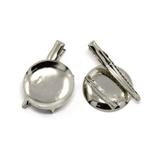 BASE SPILLA CON PINZA DA DECORARE componenti minuteria bijoux HOBBY CREATIVI