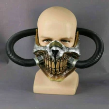Cosplay Mad Max Mask Immortal Joe Half Face Gas Mask PVC Adult Halloween Props