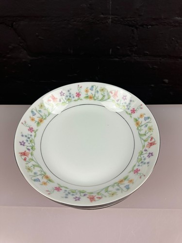 6 x Crown Ming Fine China Susan Pattern Soup Pasta Dessert Bowls 19 cm Wide Set - Picture 3 of 6