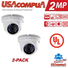 LTS 2MP Camera Dome  HD TVI-CVI-AHD-CVBS  1080P 2.8mm IR 80Ft Mini Turret