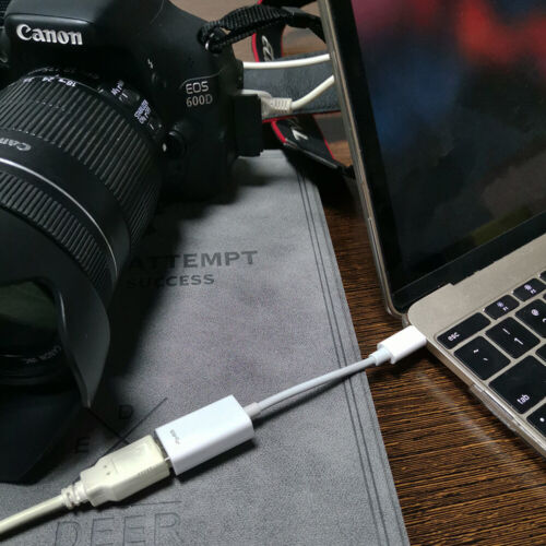 To Camera USB Female OTG Connector Adapter Cable For Apple iPhone iPad iPod - Picture 12 of 12