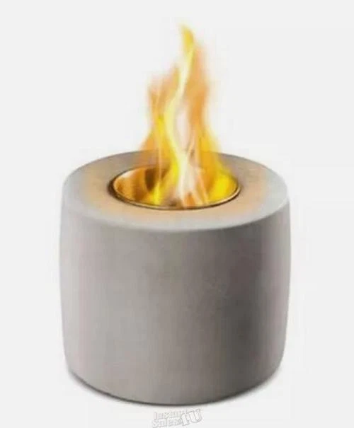 Lomi Wellness Gray Tabletop Fireplace Compact Indoor Heater - Image 2 of 2