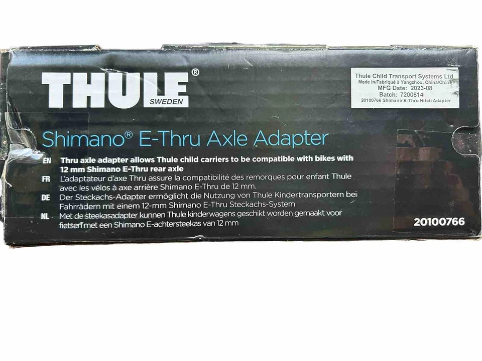Adaptador de eje Shimano e-thru m12x1,5 de 172 mm a 178 mm Thule Cargo Foto 4 de 4