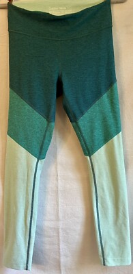 OUTDOOR VOICES   REI   Women s Spring Leggings Teal Green Aqua 7/8 Length * NWOT