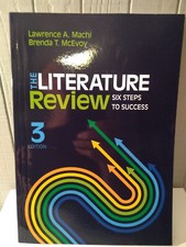THE LITERATURE REVIEW VERY GOOD ISBN 9781506336244 MACHI AND MCEVOY