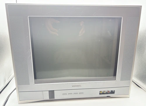 Toshiba 14" 14AF43 Component S-Video CRT TV (No Remote) For Parts or Repair