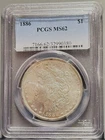 1886 Morgan Dollar PCGS Certified MS62