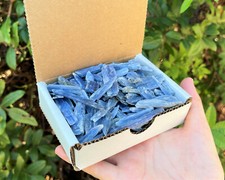 Natural Blue Kyanite Blades Gift Box Lot - 'A' Grade Kyanite Crystals 1/2 lb Lot