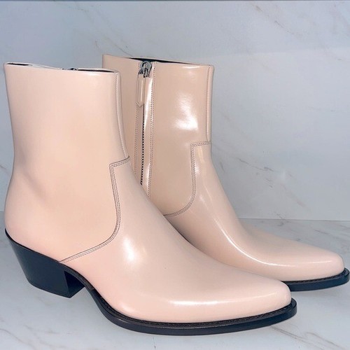 NEW Calvin Klein 205w39NYC raf simons light pink spazzalato boots sz 42