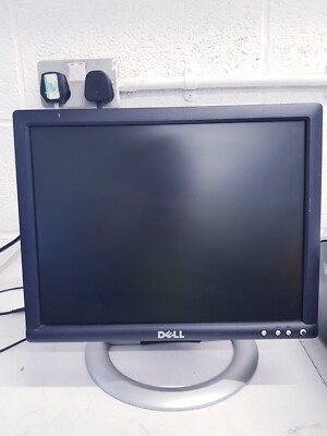 Monitor Computer Dell 15 Zoll Bildschirm mit Ständer getestet.