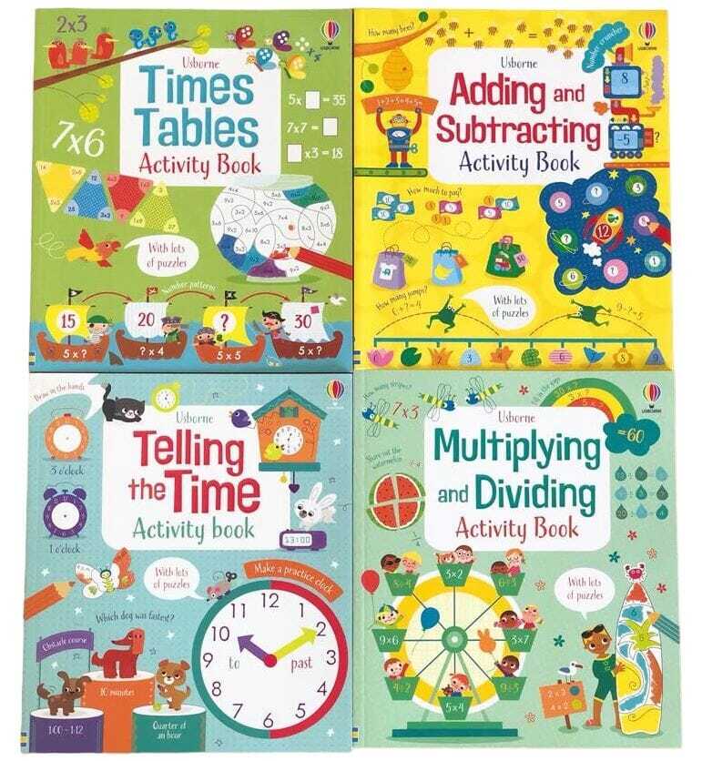 Maths Activity 4-Book Collection Set | Addition, Subtraction, Ti | Luana Rinaldo - Image 3