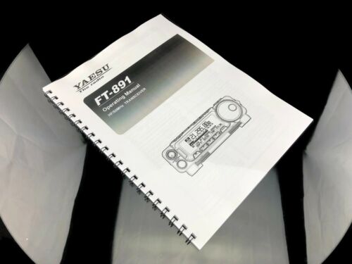Yaesu FT-891 Émetteur-récepteur Instructions Manuel d'utilisation Bobine Relié Guide de l'utilisateur