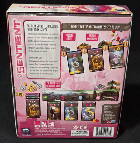 Sentient Strategy Board Game Renegade Game Studios Complete - Picture 2 of 4