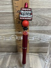 Custom beaded pen. Nursing Gift basket filler, party,  WILL COMBINE SHIPPING