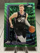 KYLE FILIPOWSKI | 2025 Topps Chrome Green Wave Refractor #’d /99 #213 Utah Jazz