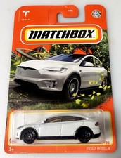 2022 Matchbox White Tesla Model X 59/100