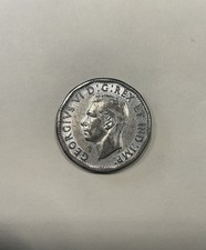 1944- Canada 5 Cent George VI Victory Coin - Morse Code -