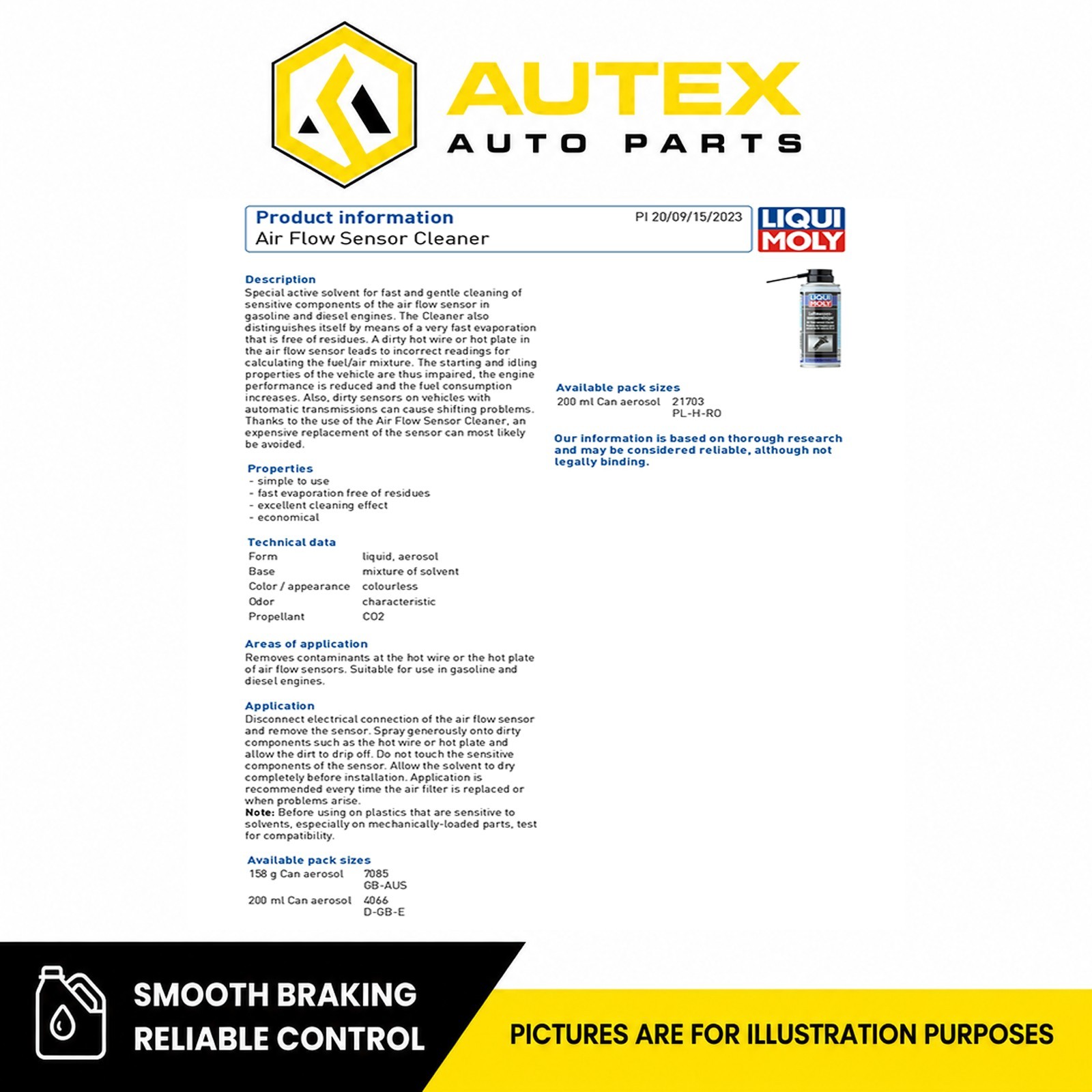 Liqui Moly Mass Air Flow Sensor Meter Cleaner Spray - For Car MAF MAP Sensors - Image 5