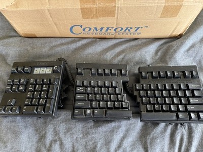 Comfort Keyboard Systems Ergonomic Split Keyboard   New Open Box