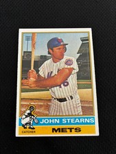 JOHN STEARNS ROOKIE TOPPS NEW YORK METS 1976 RC #633  VINTAGE BASEBALL CARD