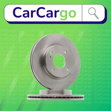 Front Brake Discs x2 FOR Ford Fiesta 1.4 LPG 2009-2017 Vented 257.8mm RIDEX OE