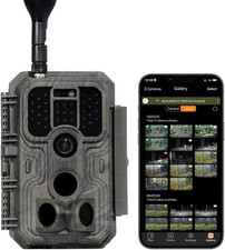 Trail Camera Cellular S950, 4G LTE, Full Video Preview, No-Glow 100ft Night...