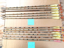 Easton arrows. One Dozen XX75, six 2115 Lite and six 2117 
