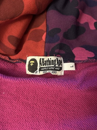 Bape Jacket - camouflage - red, blue, and purple - Picture 6 of 12