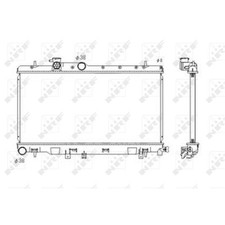Radiatore motore NRF per Subaru Impreza