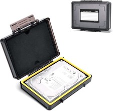 Hard Drive Case 3.5" External Hard Drive Portable Carrying Case, Water-Resistant
