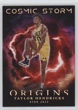 2023-24 Panini Origins Cosmic Storm Red 39/75 Taylor Hendricks #17 4g8