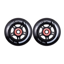 Rollerex VXT100 85A Kids RipStik/Inline Skate Wheels 2-pack w/bearings, spac...
