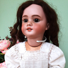 Beautiful 26" Jumeau Bebe Depose 12 Antique Bisque-Head Doll circa 1900