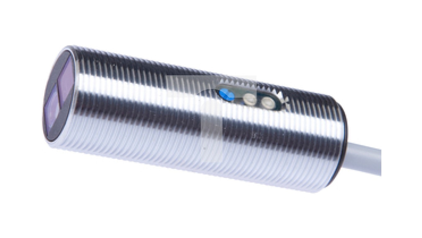 Optical Reflection Sensor M18x1 L: 50mm Sn: 10-120mm OT180106