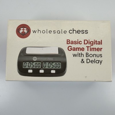 Wholesale Chess Digital Clock & Game Timer with Bonus and Delay - New