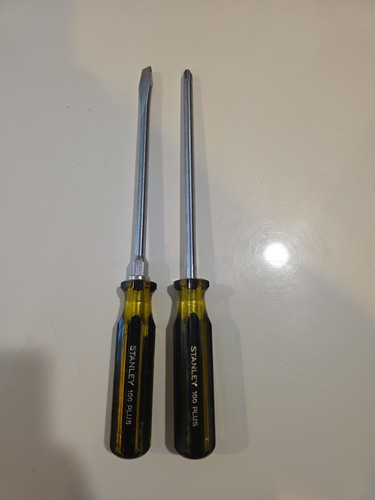 Stanley Screwdrivers Phillips And Flathead 66-168 & 64-104